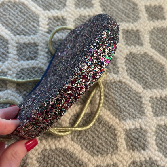 J Crew crewcuts Sequin Heart shape kids purse handbag - Picture 5 of 6